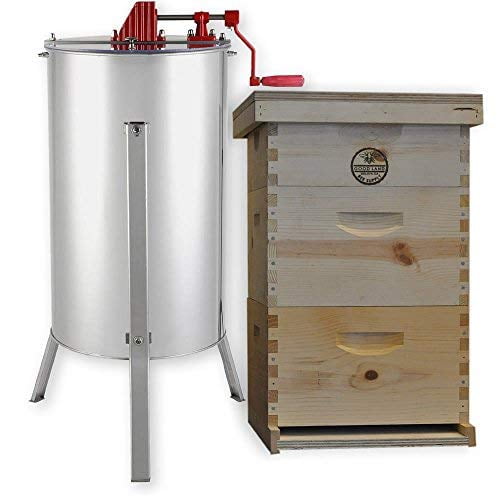 Goodland Bee Supply 3 Tier Bee Hive Kit With 2 Deep Brood Boxes 1 Super