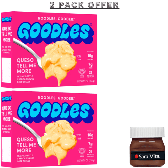 Goodles Deluxe Queso Liquid Mac & Cheese, Tex-Mex Style Cheddar, Shells 9oz; Brand: GOODLES; Food Condition: Unprepared