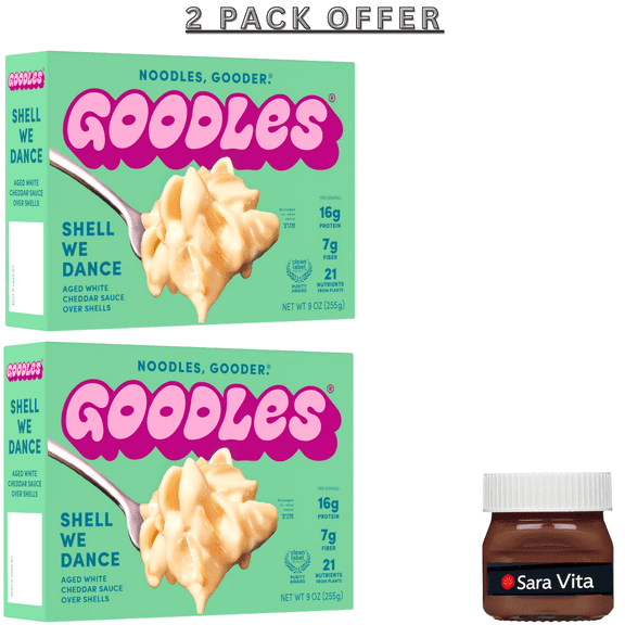 Goodles Deluxe Shell We Dance Liquid Mac & Cheese, Aged White Cheddar with Shells, 9 oz; Brand: GOODLES; Regular Cardboard Shelf-Stable