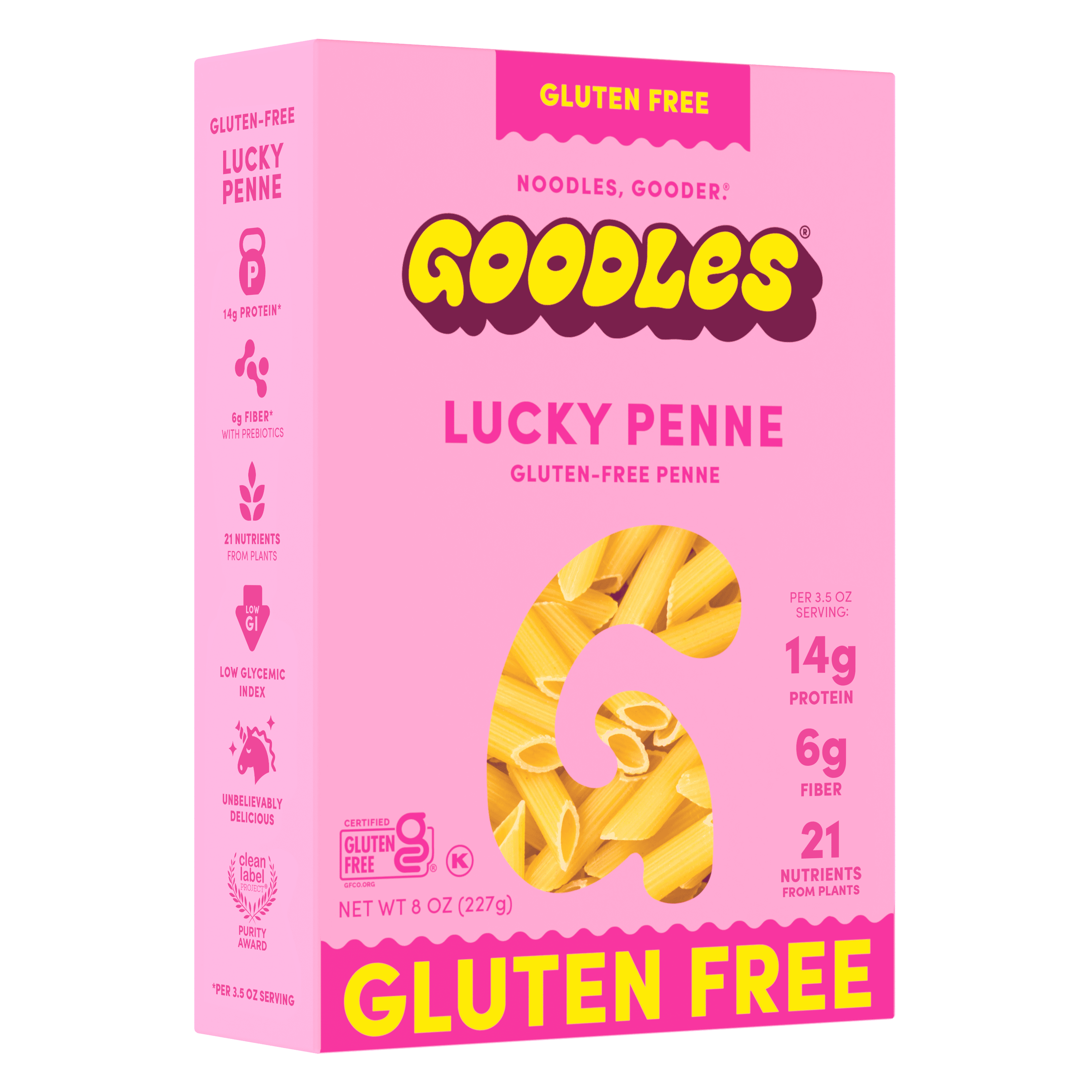 Goodles Dry Pasta Gluten-Free Lucky Penne - 8 oz