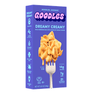 Goodles Mac & Cheese Dreamy Creamy Noodles, Cheddar and Cream Cheese, Shells, 5.25oz; Brand: GOODLES