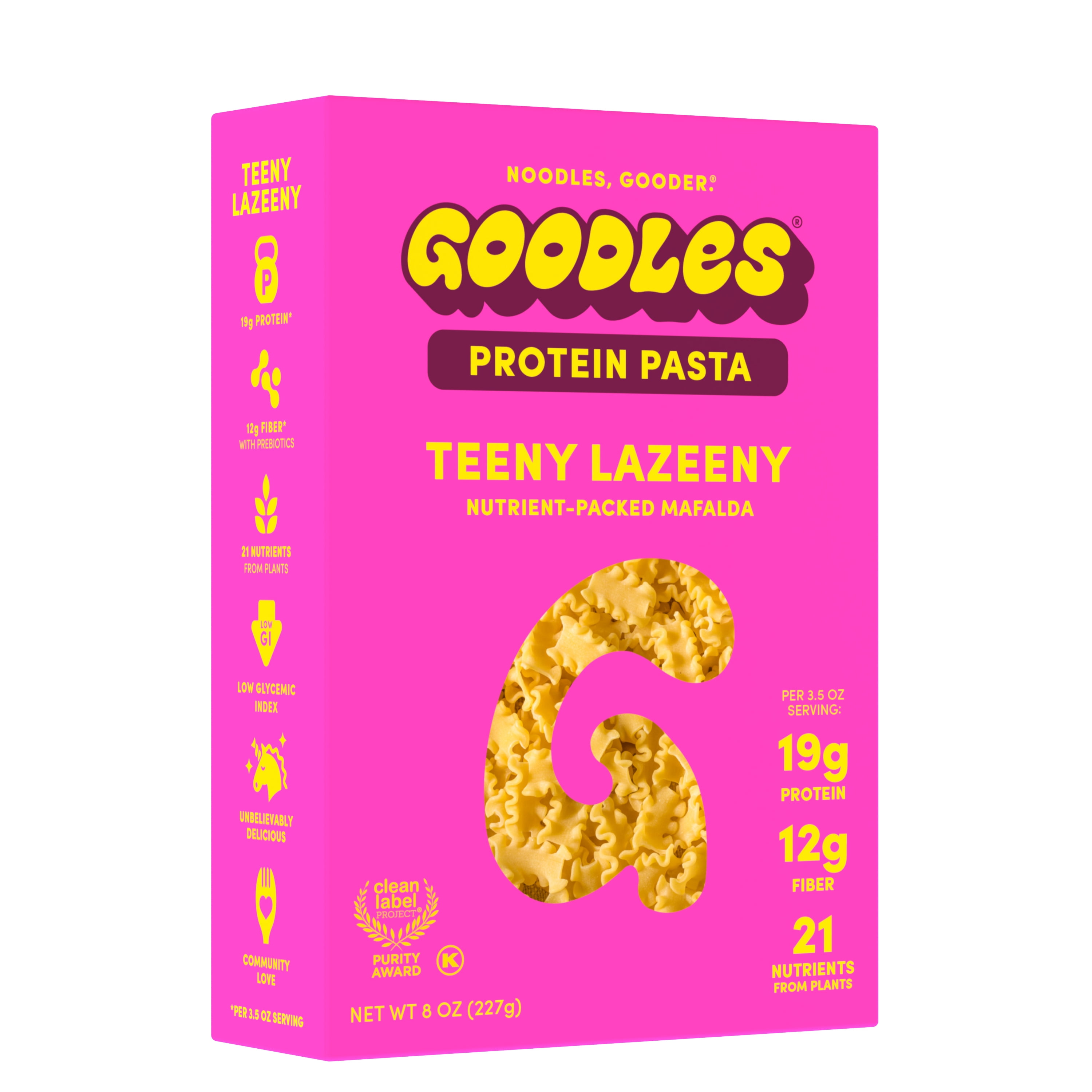 Goodles Protein-Packed Teeny Lazeeny Mafalda Dry Pasta 8oz