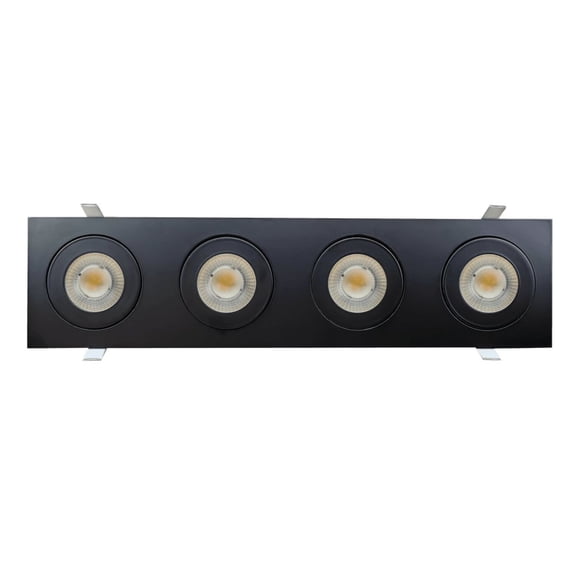 Goodlite Flarion G-01124 3.5" 36W LED 4 Head Rotating Gimbal Selectable CCT