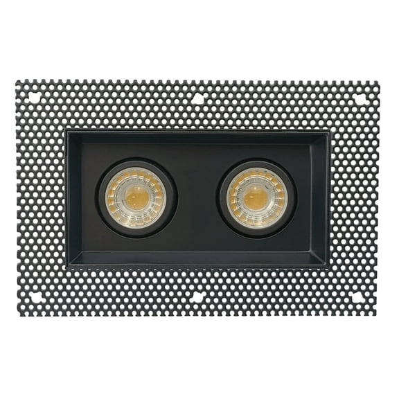 Goodlite G-95721 3 15W 2 Head Gimbal Trimless Spotlight Selectable CCT