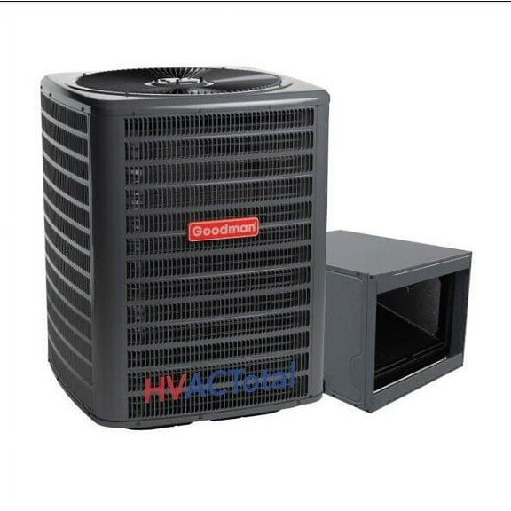 Goodman 2 Ton 13.4 SEER2 AC & 14" Wide Vertical Cased Coil System, R32