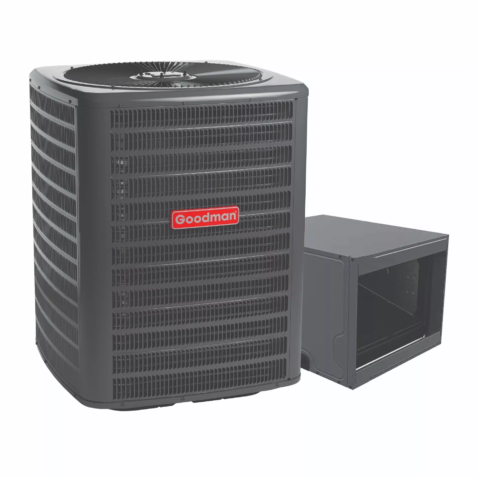 Goodman 2 Ton 14.3 SEER2 AC & 17.5" Horizontal Cased Coil System, R32