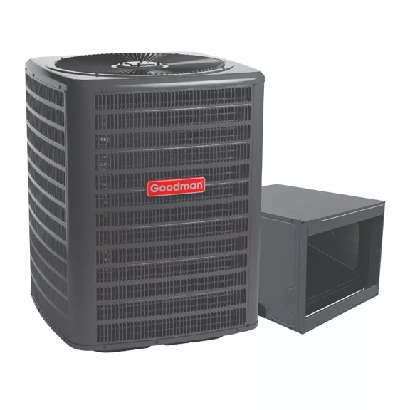 Goodman 2 Ton 14.3 SEER2 AC & 17.5" Horizontal Cased Coil System, R32