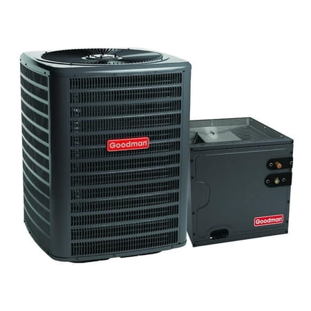 Goodman 2 Ton 14.3 SEER2 R32 Air Conditioner & 14" Vertical Cased Coil