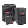 thumbnail image 1 of Goodman 2 Ton 14 SEER2 96% AFUE 80,000 BTU Gas Furnace & R32 Air Conditioner - Upflow - With 25 FT Insulated Copper Line Set, 1 of 4