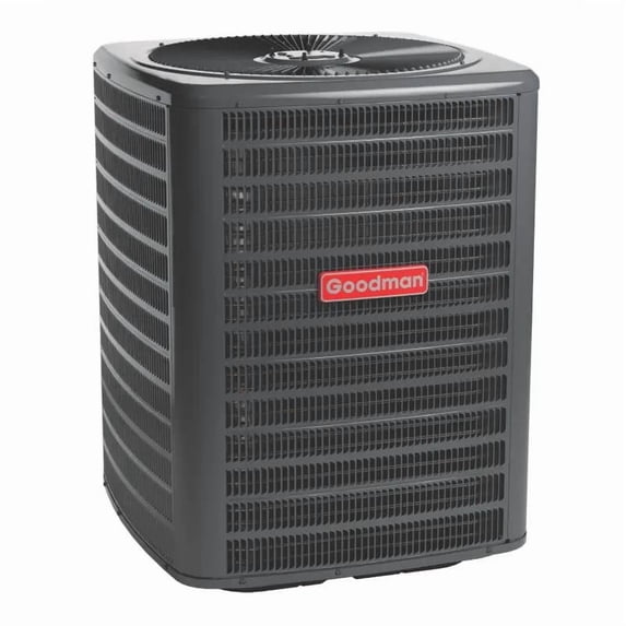 Goodman 2 Ton 15.2 SEER2 R-32 Air Conditioner Condenser GLXS5BA2410 - With 50 Foot Lineset