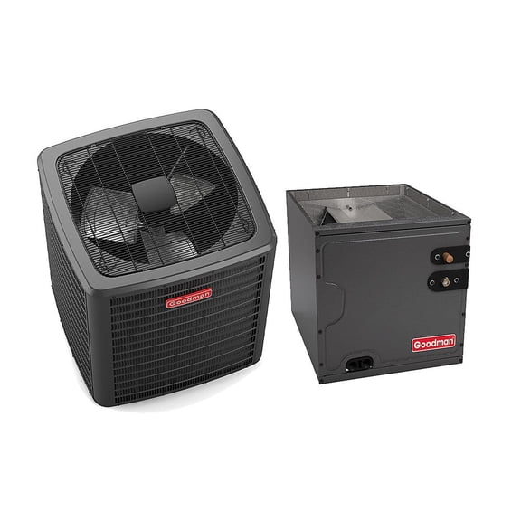 Goodman 3.5 Ton 14.3 SEER2 R-32 Air Conditioning Condenser and Coil (24.5" Wide)