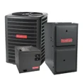 thumbnail image 1 of Goodman 3.5 Ton 15.2 Seer2 AC & 96% AFUE 100K BTU Gas Furnace System - Upflow with 35FT Copper Line Set & Propane Conversion Kit, 1 of 5