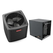 Goodman 3 Ton 13.4 SEER2 R-32 Air Conditioning Condenser and Horizontal Coil (21" High)