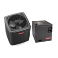 Seer Label Goodman 3 Ton 14.3 SEER2 Heat Pump Condenser and Coil (17.5
