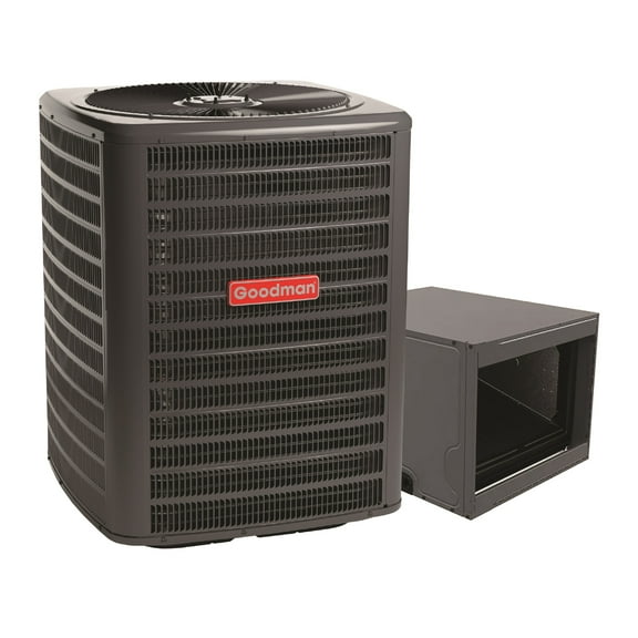 Goodman 4 Ton 13.4 SEER2 AC & 21" Horizontal Cased Coil System, R32