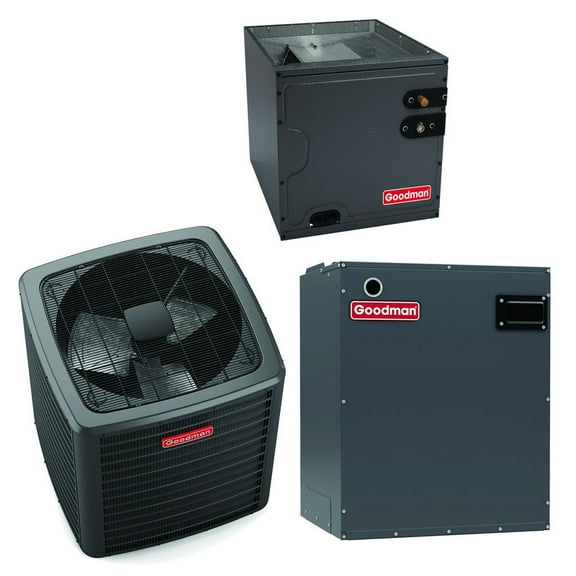 Goodman 4 Ton 17.5 SEER2 R-32 2-Stage Air Conditioning System (2,000 CFM) |GLXT7CA4810-CAPTA6030D3-MBVB20DP1X00A