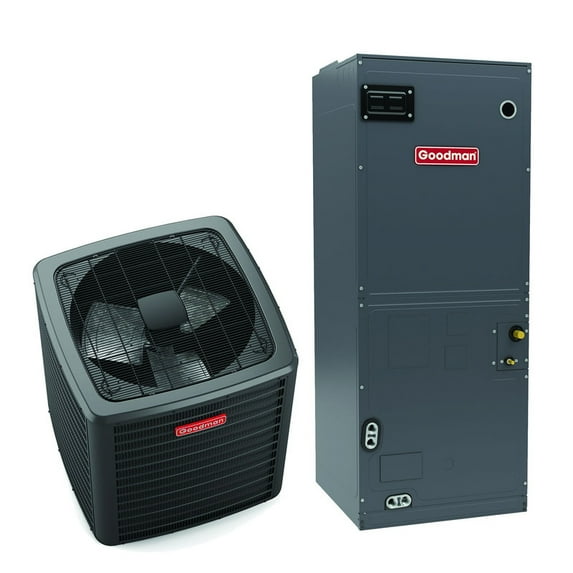 Goodman 5 Ton 16.2 SEER2 R-32 Heat Pump System (Variable Speed) |GLZT7CA6010-AMVT60DP1300