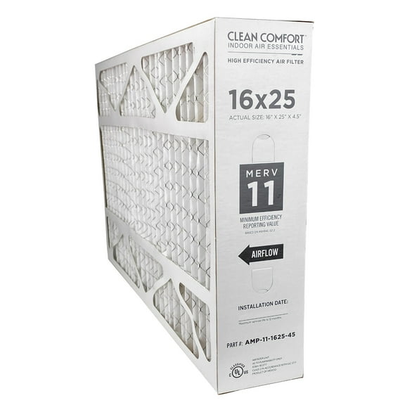 Goodman AMP-11-1625-45 - 16" x 25" x 4.5" Clean Comfort Media Air Filter, MERV11