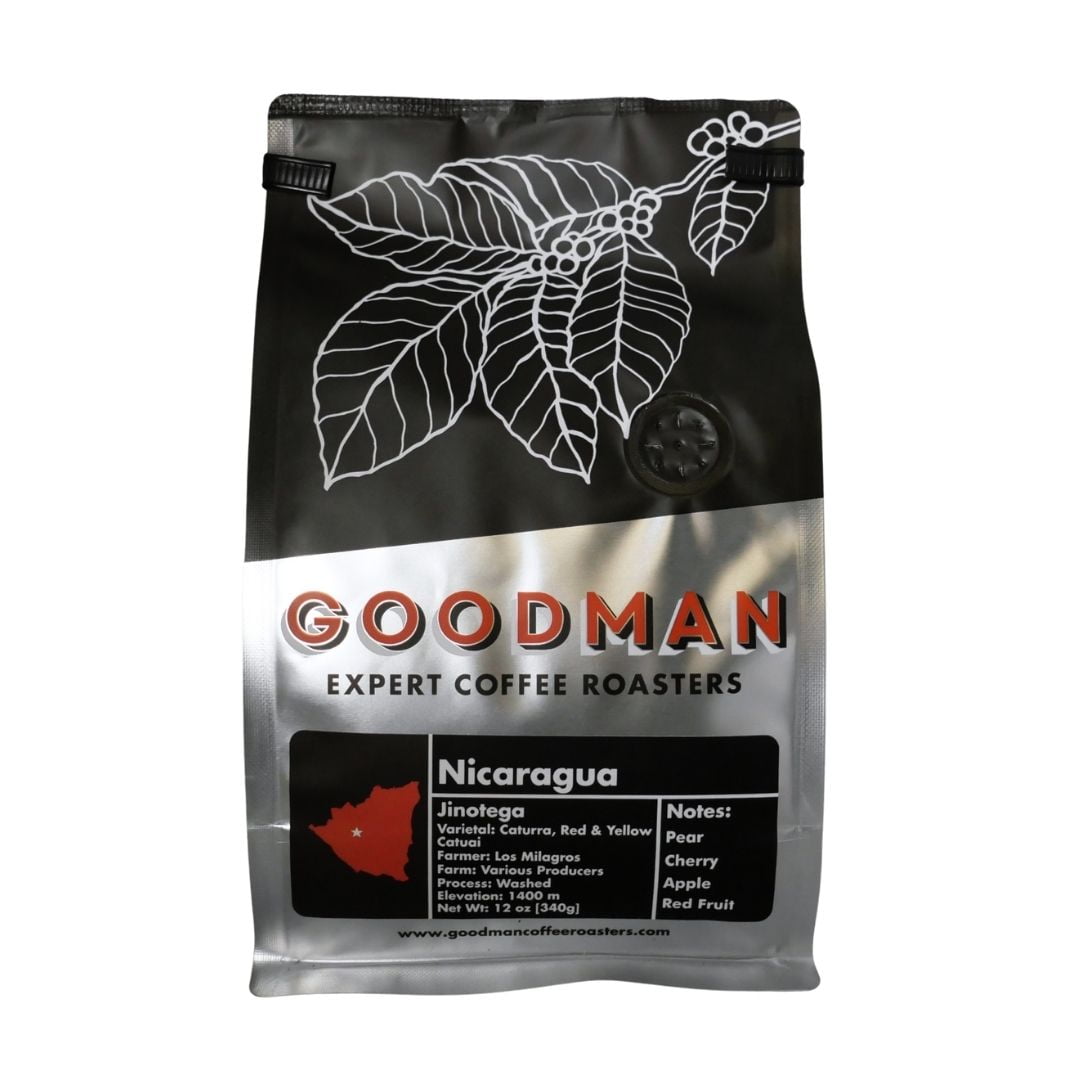 Goodman Coffee Roasters Nicaragua Los Milagros Jinotega, Whole Bean