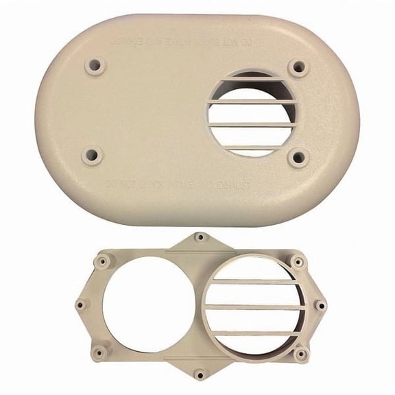 Goodman Flush-Mount Vent Kit, Plastic,2-3" Vent 0170K00000S