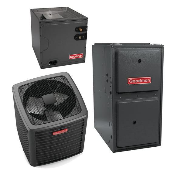 Goodman Multi-Family Series 2.5 Ton 14.5 SEER2 R-32 60,000 Btu 80% Afue 2-Stage Dual Fuel System