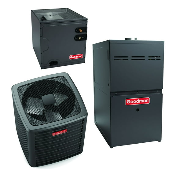Goodman Multi-Family Series 2.5 Ton 15.2 SEER2 R-32 60,000 Btu 80% Afue Gas System (Variable Speed Motor)(1,600 CFM)