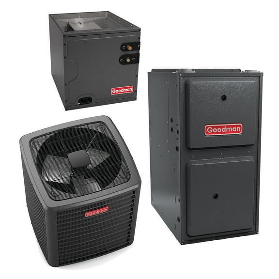 Goodman Multi-Family Series 2 Ton 14.5 SEER2 R-32 80,000 Btu 96% Afue 2-Stage Gas System (17.5" Wide)