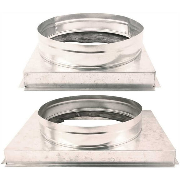 Goodman SQRPCH102-103 Square to Round Adapter 18" to 16" (Sqrpch102-103), Plastic, 1" x 1" x 1"