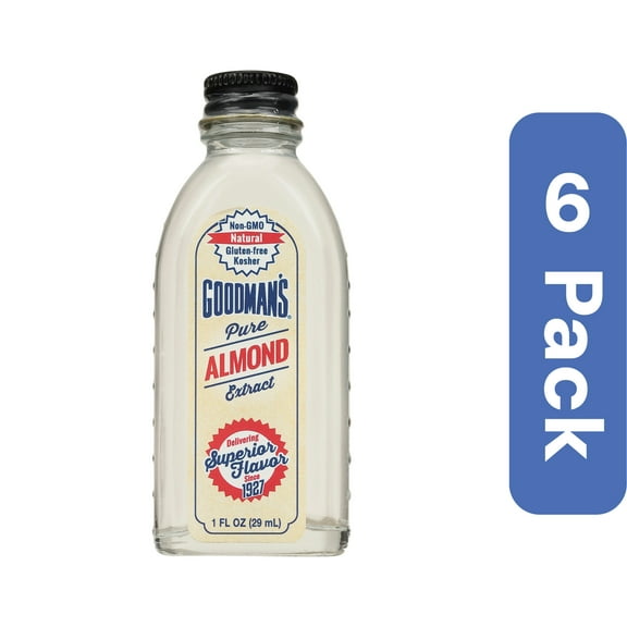 Goodman's Pure Almond Extract 1 fl oz (Pack Of 6)