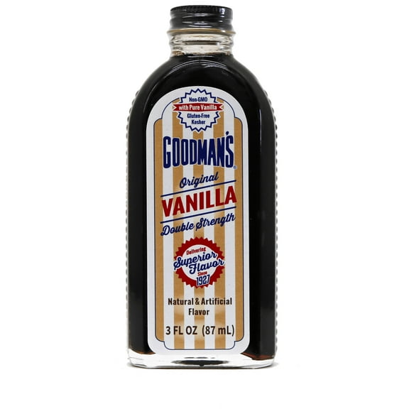 Goodman's Vanilla Original Double Strength Nat & Art 3 fl oz Pack Of 6