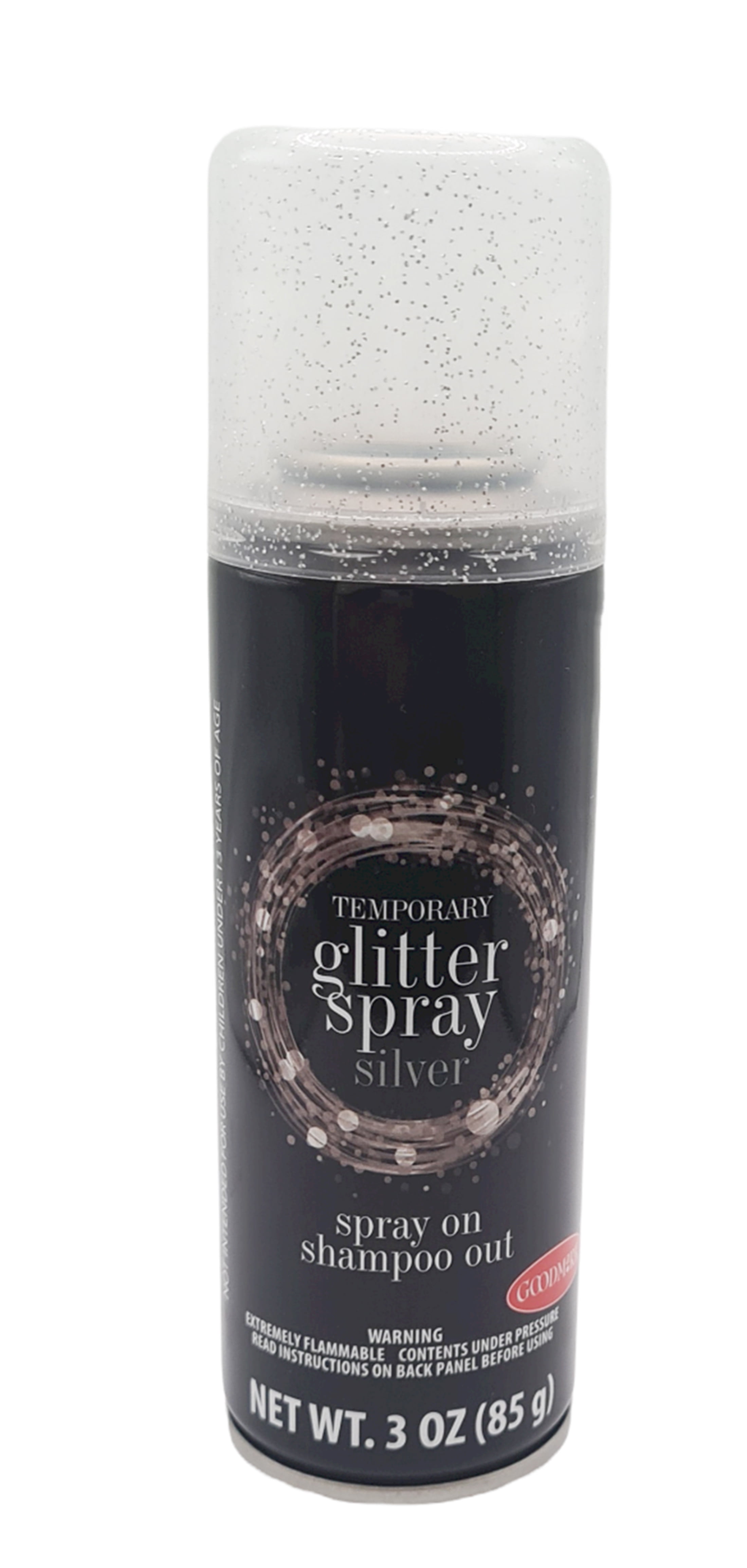 Goodmark Halloween Glitter Spray, Silver,Unisex, Net Wt. 3oz (85g