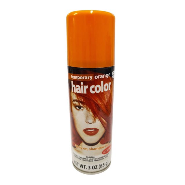Goodmark Halloween Temporary Hair Color Spray, Orange, Net Wt. 3oz (85g