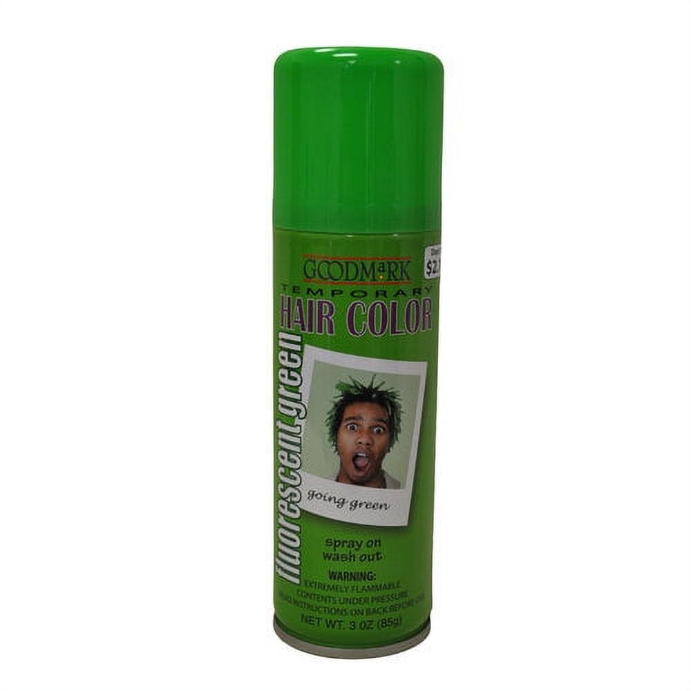 Goodmark Temporary Hair Color Spray, Green