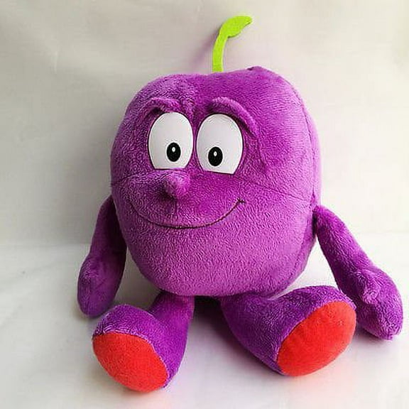 Goodness Gang Body Squad Purple Grape 11" Soft Plush Stuffed Toy new
