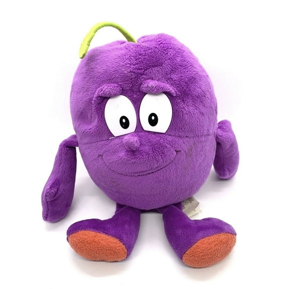 Goodness Gang Peter Plum Grape Purple Fruit Soft Plush Doll Squad 12 Authentic