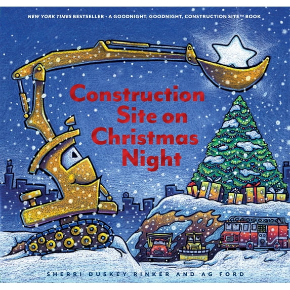 Goodnight Construction Site Construction Site on Christmas Night: (Christmas Book for Kids, Children's Book, Holiday Picture Book) (Hardcover)