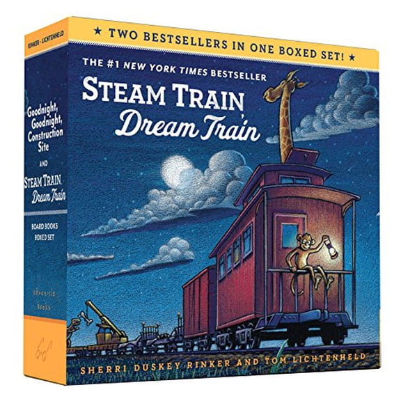 Pre-Owned Goodnight, Goodnight, Construction Site and Steam Train, Dream Train Board Books Boxed Set (Unknown) 1452146985 9781452146980