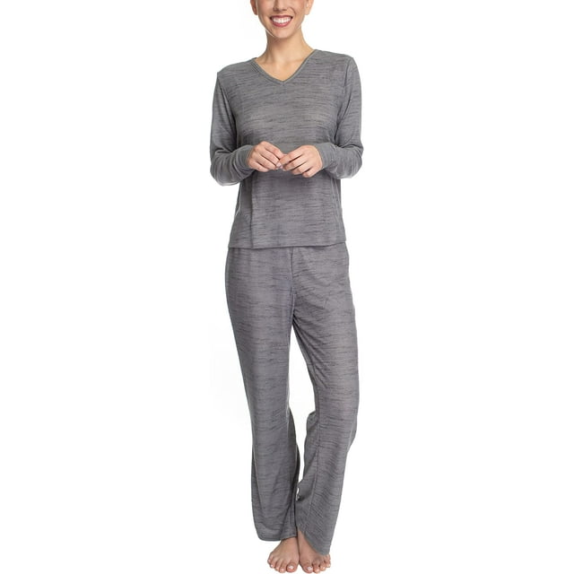 Goodnight Kiss Women's Max and Relax Butter Knit Lounge Wear Pajama Set ...