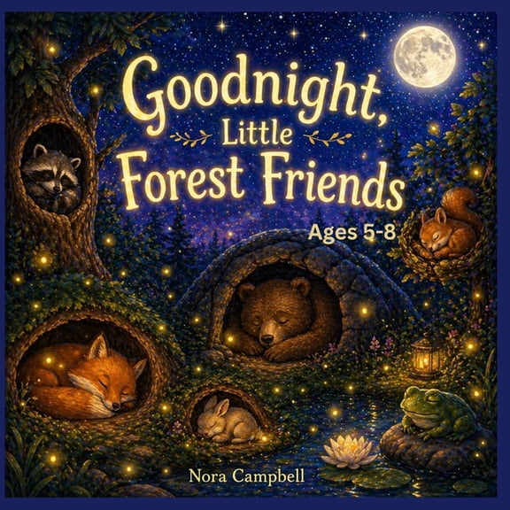 Goodnight Little Forest Friends: Ideal for bedtime routines and calming wind-down moments Perfect for ages 5-8, (Paperback)