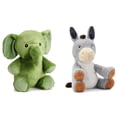 thumbnail image 1 of Goodnight Little One Donkey & Grandpa Green Elephant Set Plush Dolls 12” ’s New, 1 of 1