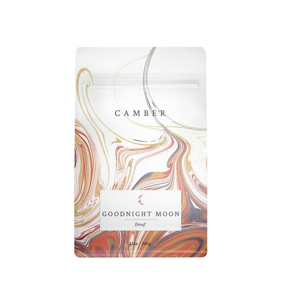 Goodnight Moon Decaf - Roasted by Camber Coffee - Whole Bean Coffee - 12 Ounce Bag