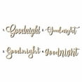 thumbnail image 1 of Goodnight Sign Unfinished Wood Cutout Home Decor DIY Option 2- 42" Wide / 1/2", 1 of 3