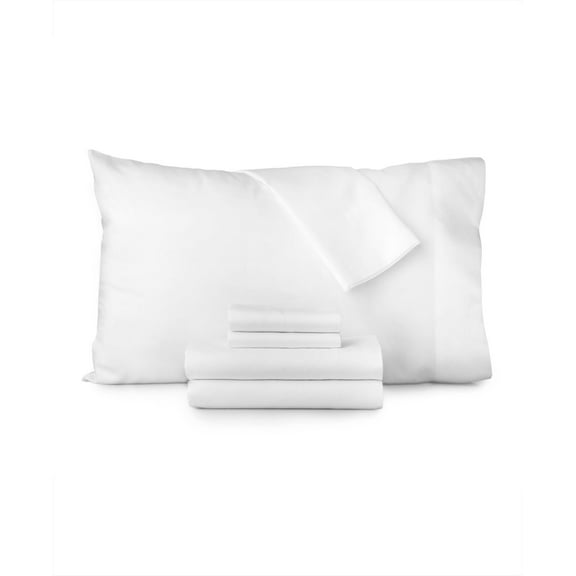 Goodnight Sleep Luna 6 Pc California King Sheet Set, White