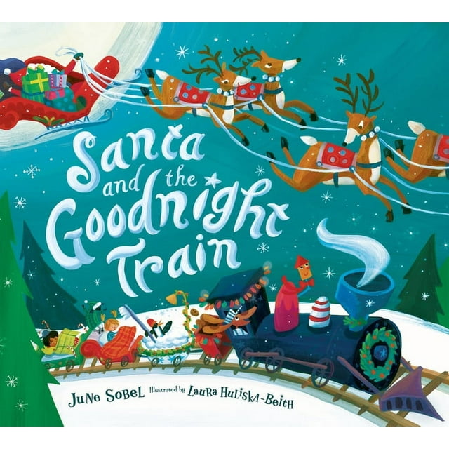 Goodnight Train Santa and the Goodnight Train Board Book A Christmas