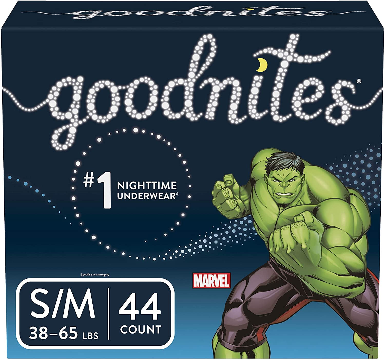 Goodnites Bedwetting Underwear for Boys, Small/Medium, 44 Ct