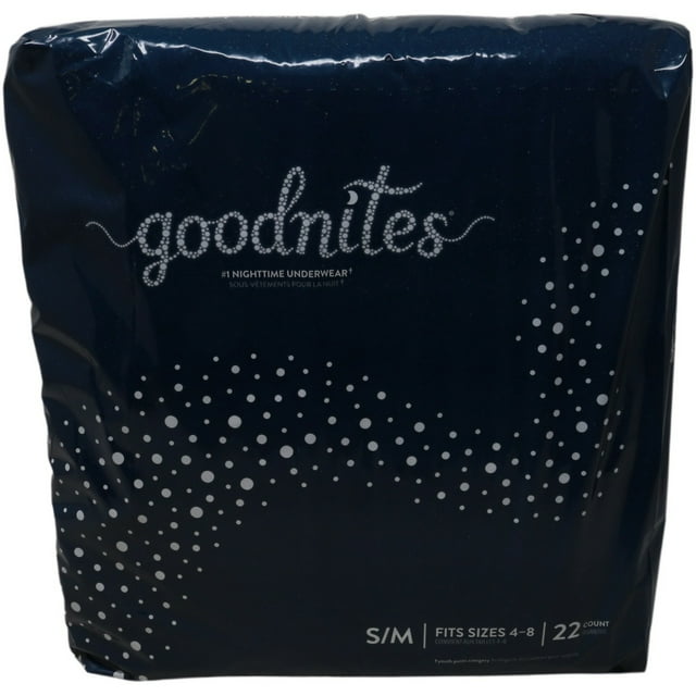 Goodnites Girls' Nighttime Bedwetting Underwear, S/M (43-68 lb.), 44 Ct