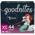 thumbnail image 1 of Goodnites Girls' Nighttime Bedwetting Underwear, XS (28-43 lb.), 44 Ct, 1 of 11