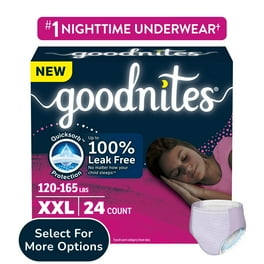 Goodnites Bedwetting Underwear for Boys, Size XXL (120-165