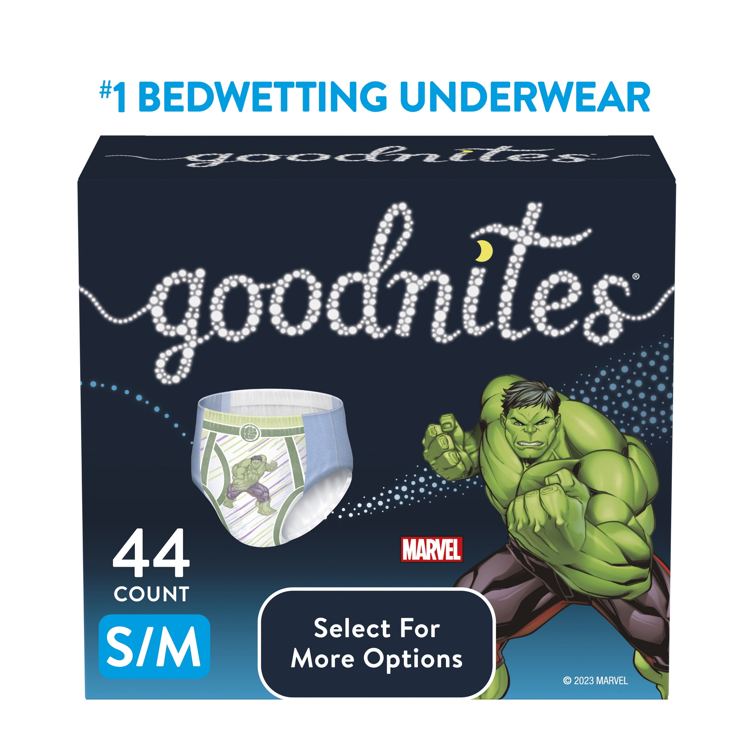Goodnites Nighttime Bedwetting Underwear for Boys, S/M, 44 Ct (Select for  More Options) 