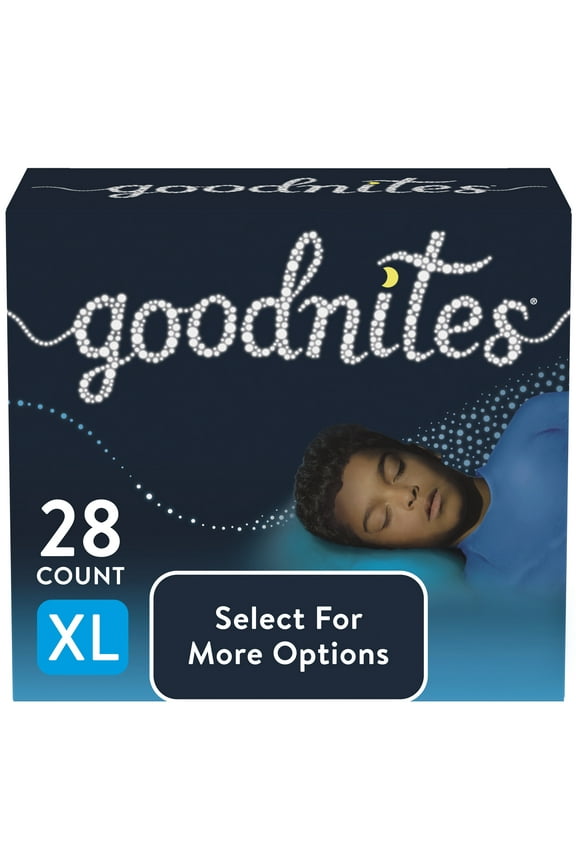 Nighttime Bedwetting Underwear for Boys, XL, 28 Ct (Select for More Options)